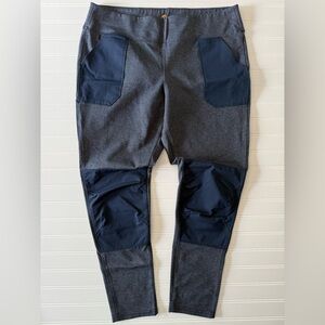 Carhartt Women’s Force Midweight Pocket Leggings – Size XL – Navy Heather
